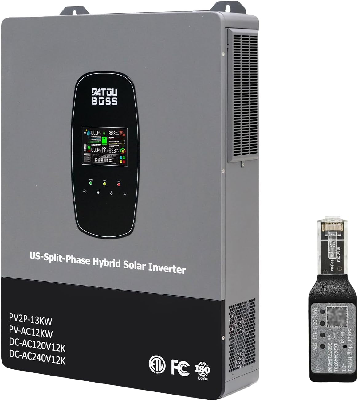 12000W Hybrid Solar Inverter with Wifi, 48V Split Phase