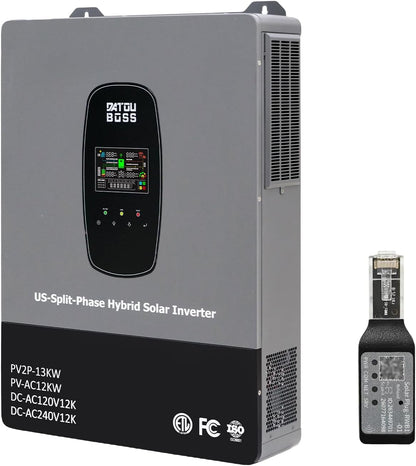 12000W Hybrid Solar Inverter with Wifi, 48V Split Phase