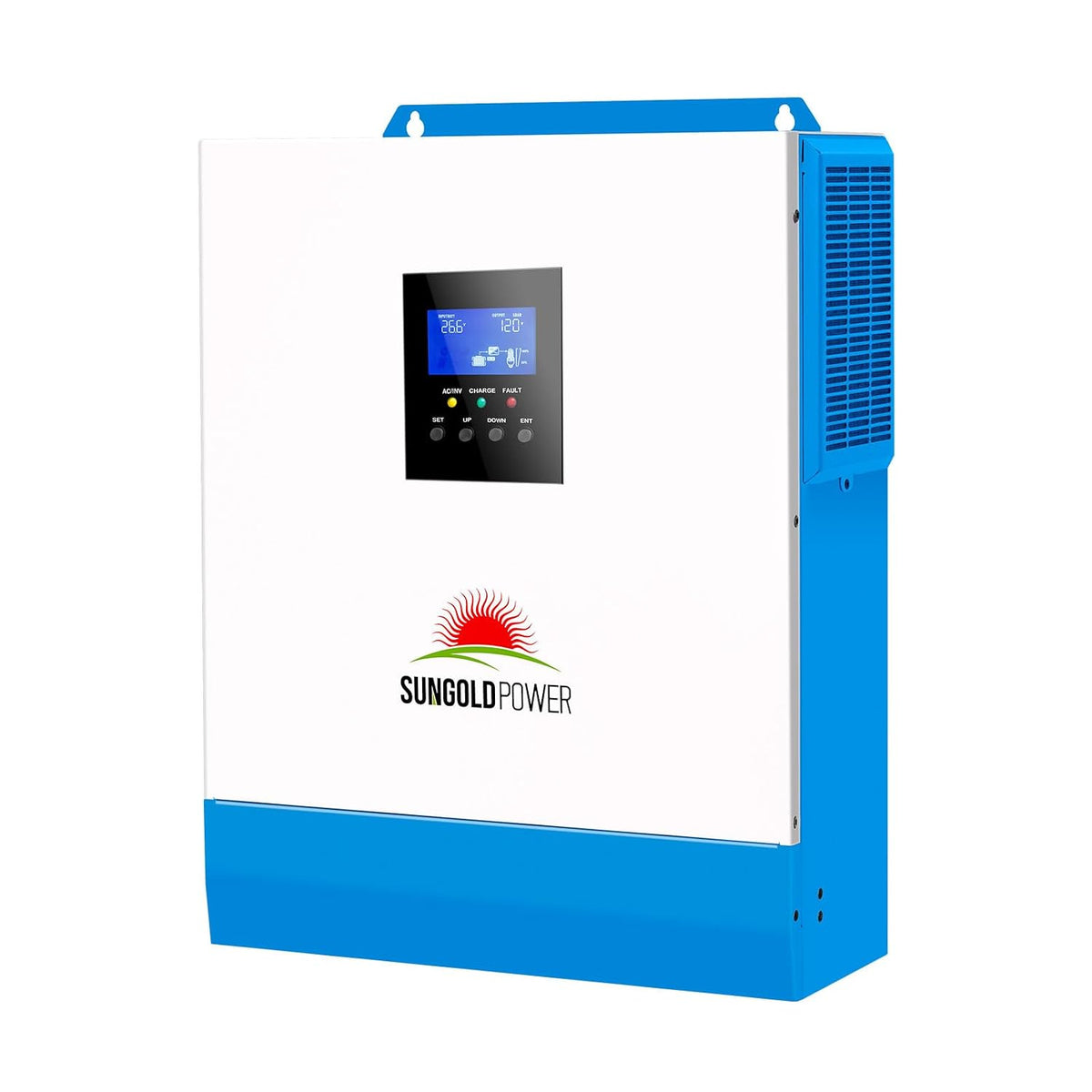 3000W DC 24V Solar Inverter with 60A MPPT Solar Charger (MPPT Voltage Range 30-90Vdc), 40A AC Battery Charger, 120V AC Output,All in One Pure Sine Wave Inverter