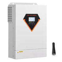 Hybrid Solar Inverter 3500W All in One Pure Sine Wave Charger 24 V DC to 220/230V AC Built-In 100A MPPT Solar Controller