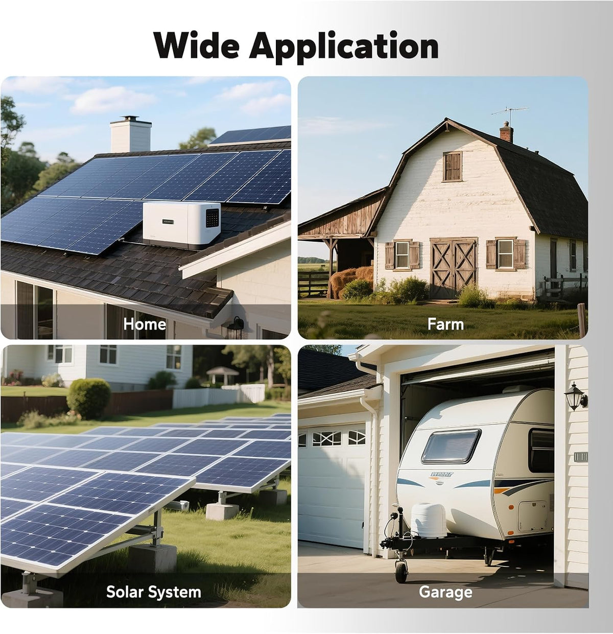 3500W Solar Inverter Charger, All-In-One 48V DC-120V AC, 80A MPPT