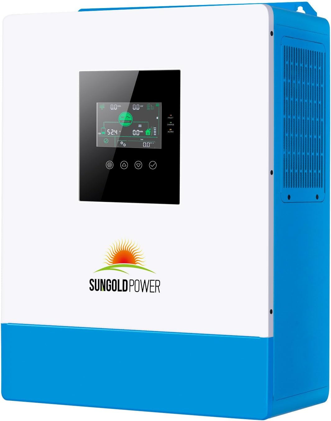 5000W DC 48V UL1741 Pure Sine Wave Solar Inverter,100A MPPT Solar Charger and 40A AC Battery Charger, 120V AC Output Solar Inverter Charger Manufactured by Sungoldpowerco.,Ltd (Support Parallel)
