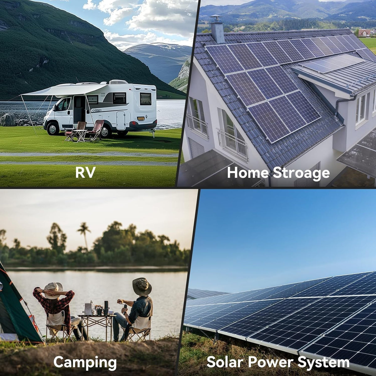 12000W Hybrid Solar Inverter, 48V DC to 110V/240V AC Split Phase Inverter with 200A MPPT Controller, Max PV Input 13.2Kw, 500VDC, Supports up to 6 in Parallel, for Lead Acid Lithium Battery