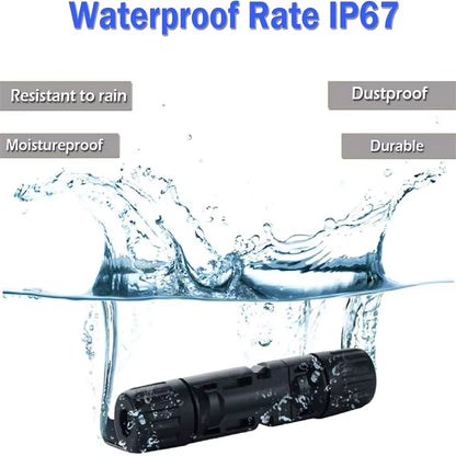 10 Pairs Solar Connector MC4 1000V Solar Plug 30A for PV Cable Connection UV Resistant IP67 Male Female Connector