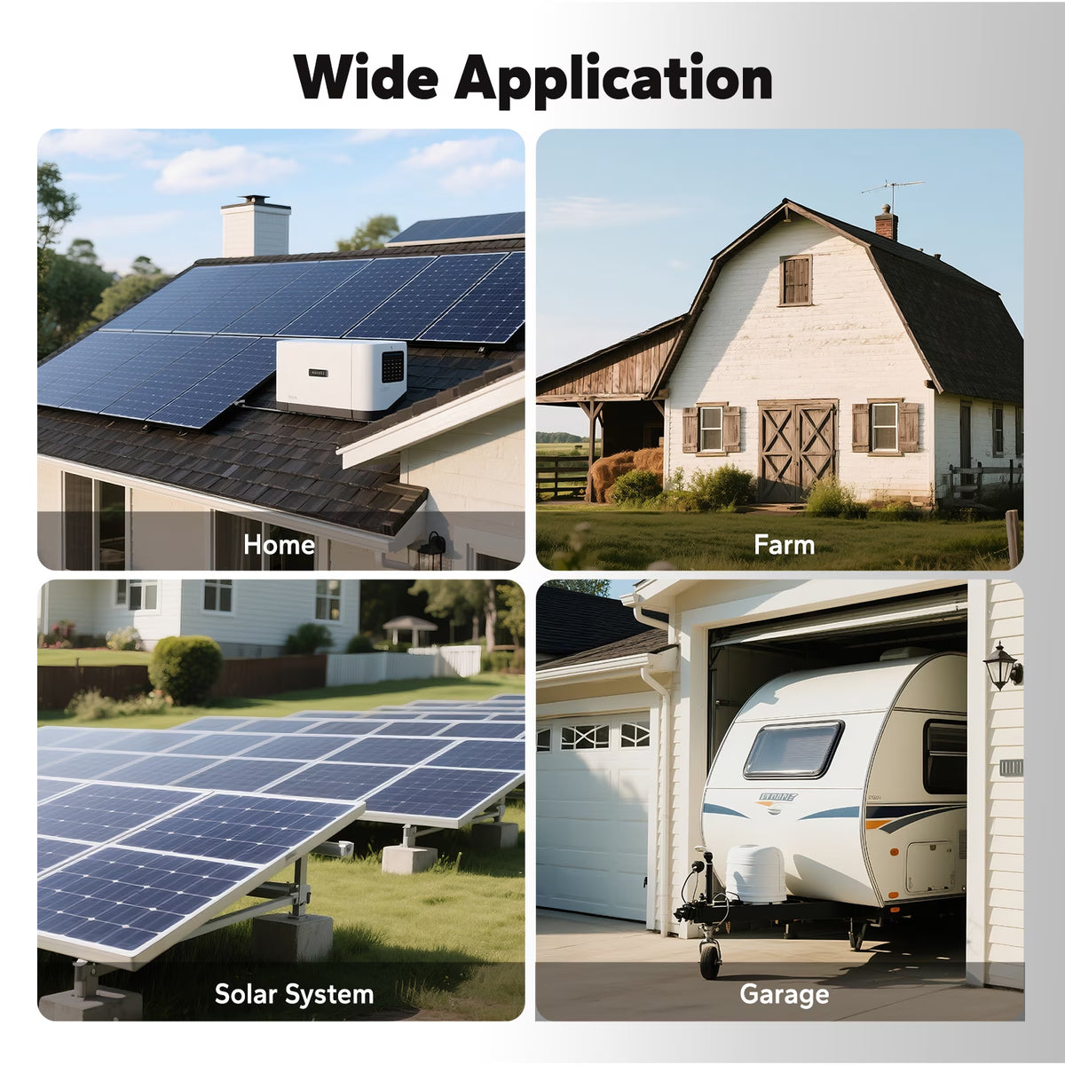 3500W Pure Sine Wave Solar Inverter Charger, 48V DC to 120V AC All-In-One Solar Inverter, Built in 80A MPPT Charge Controller, for 48V Lead Acid/Lifepo4 Battery, Home Energy Storage, Off-Grid