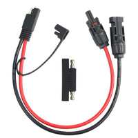 10AWG Solar PV Extension Cable SAE to MC4 Male Female 30A 600V for RV Solar Pan