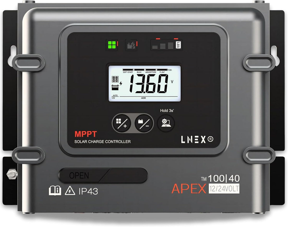 Controlador MPPT 40A 12V/24V | Carga solar