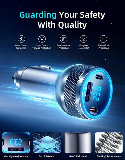 Starlink Mini Car Adapter, 10FT Starlink Mini Power Cable, 12V-24V