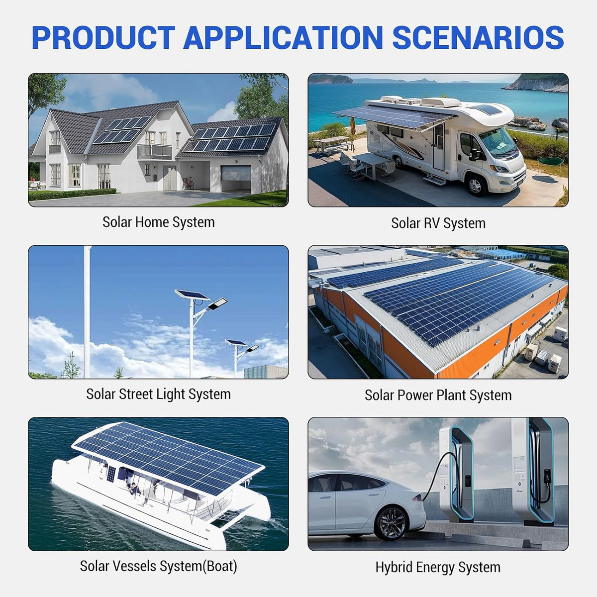 3000W Hybrid Inverter, 24Vdc to 110Vac Solar Inverter Charger Built-In 80A MPPT Controller, Pure Sine Wave PV Power Converter, Supports Battery-Less or AGM Lithium Battery